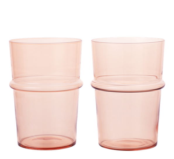 Boya drikkeglass 45 cl 2-pk blush Ferm Living