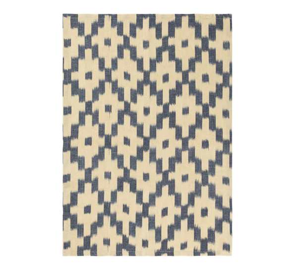 <p>Ikat kjøkkenhåndkle blå offwhite fra Ferm Living</p>