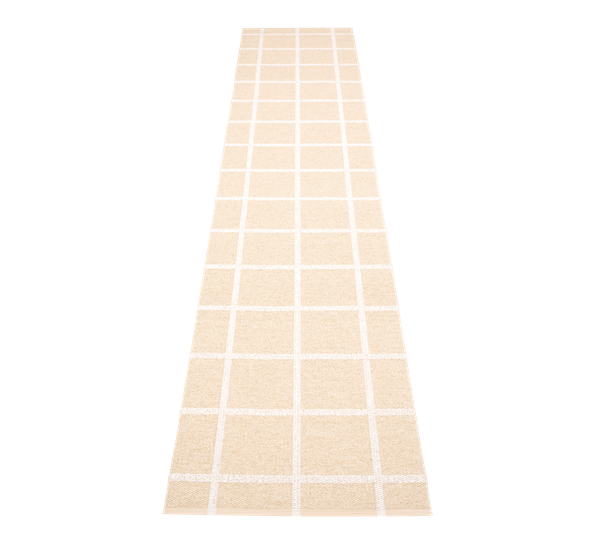 Ada matte cream 70x375cm fra Pappelina