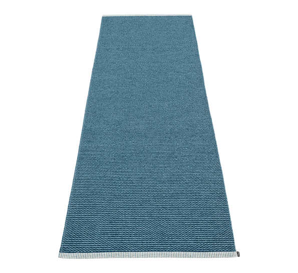 Mono matte ocean blue 70x200 cm fra Pappelina