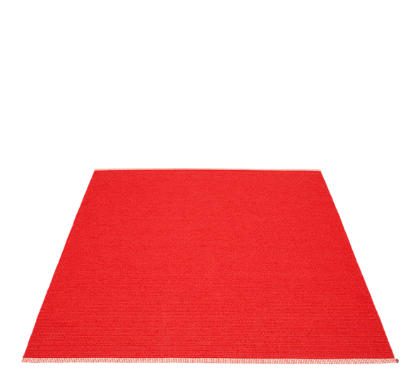 Mono matte rød 180x220 cm fra Pappelina