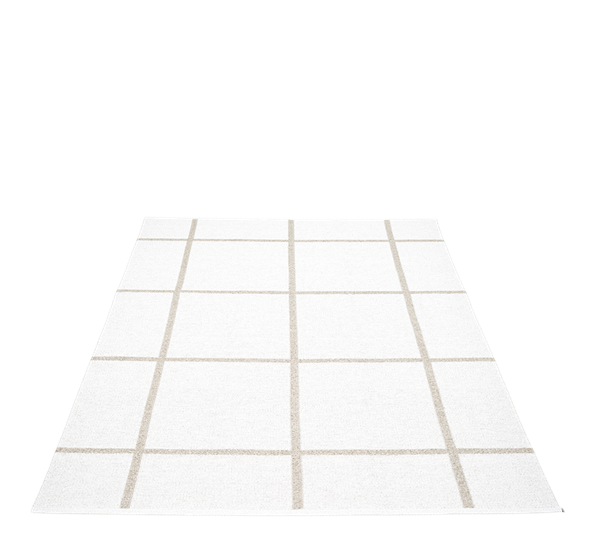 Ada matte hvit 180x260 cm fra Pappelina