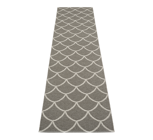 Kotte matte charcoal 70x450 cm fra Pappelina