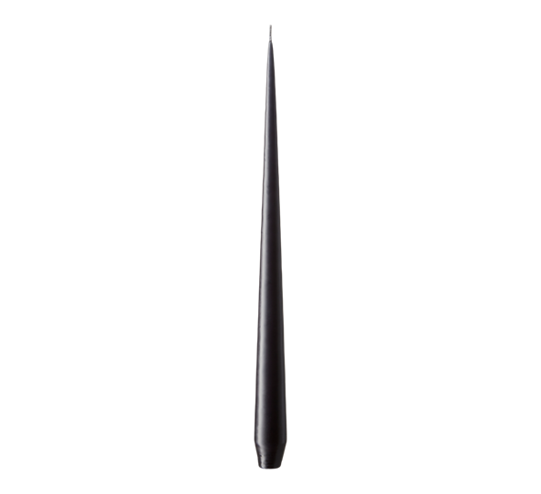 Ester & Erik lys 32 cm nr. 75 Raw Black Ester & Erik