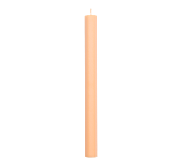 Hexagon Candle lys 24cm mørk fersken fra HAY
