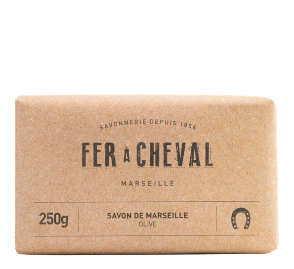 Marseille oliven såpestykke i papir 250g fra Fer á Cheval