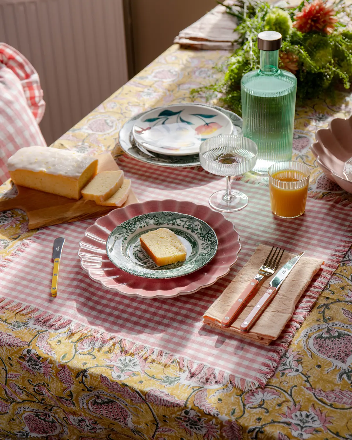 Spode Green Italian – dekket bord