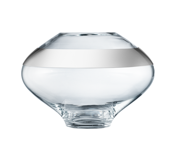 Duo vase rund stor 33 cm fra Georg Jensen