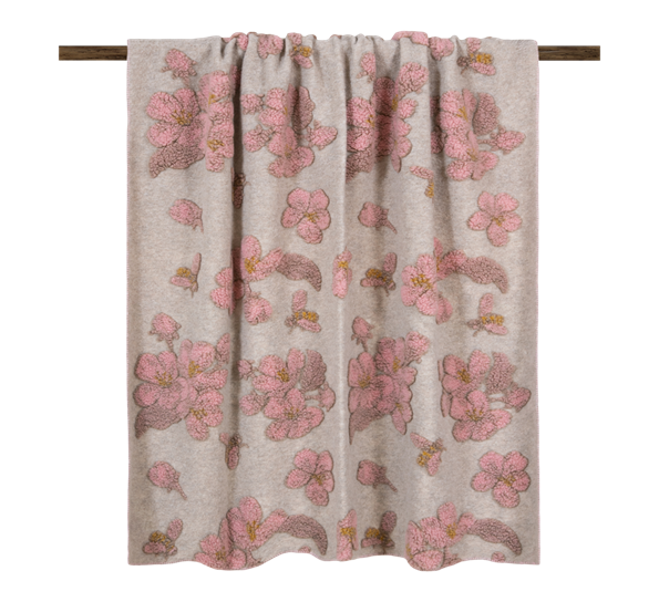 Magnolia ullpledd 150x190 cm fra Frati Home