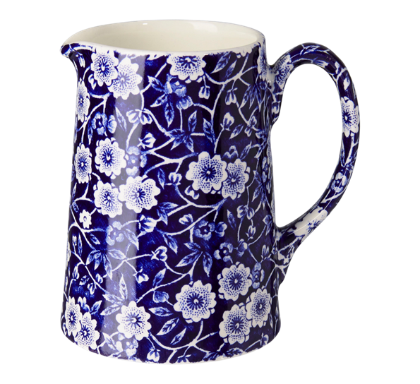 Blue Calico Tankard mugge liten 284 ml fra Burleigh
