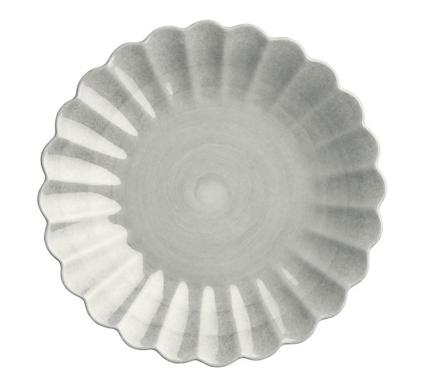 Oyster asjett 20 cm grå fra Mateus