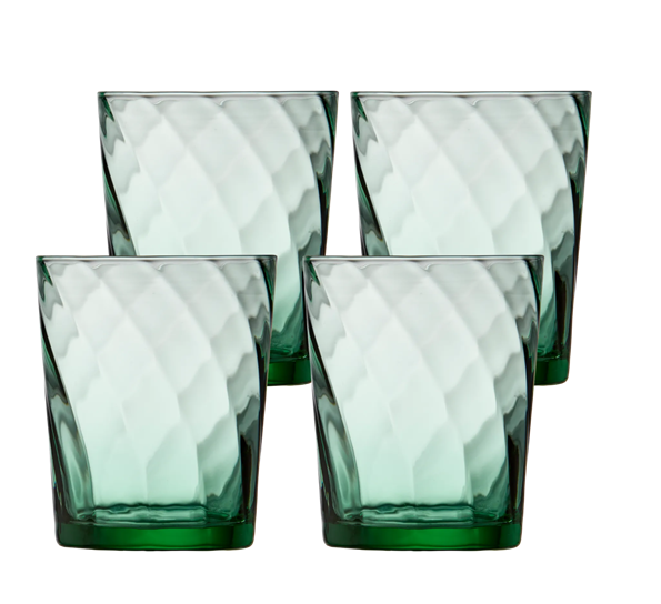 Vienna vannglass 30 cl 4-pk grønn fra Lyngby Glas