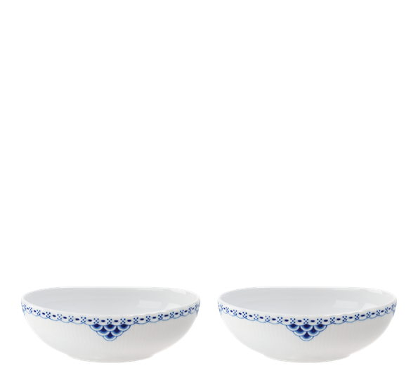 Prinsesse oval skål 37 cl 2 stk fra Royal Copenhagen