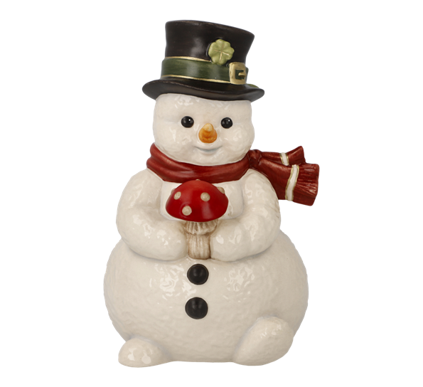 Snømann Little herald of luck 12,5 cm fra Goebel