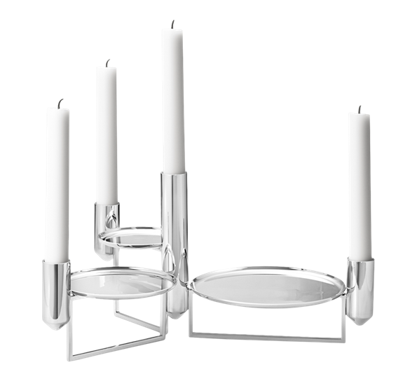 Tunes lysestake centerpiece fra Georg Jensen