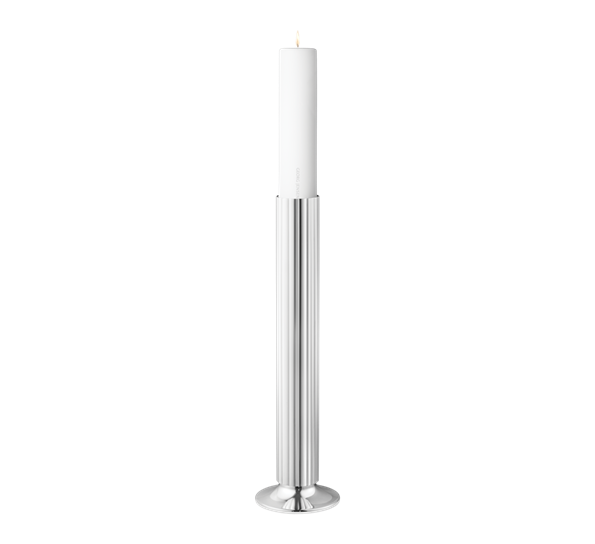Bernadotte gulvlysestake stål h50 cm fra Georg Jensen