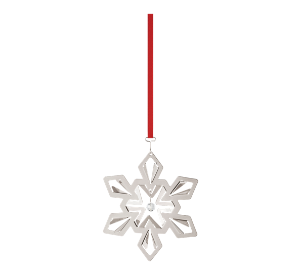 CC 2024 juleornament snøfnugg palladium fra Georg Jensen