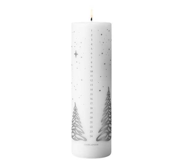 CC 2023 kalenderlys sølv fra Georg Jensen