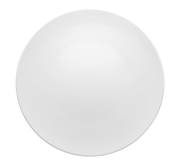 TAC Hvit tallerken flat 28 cm fra Rosenthal