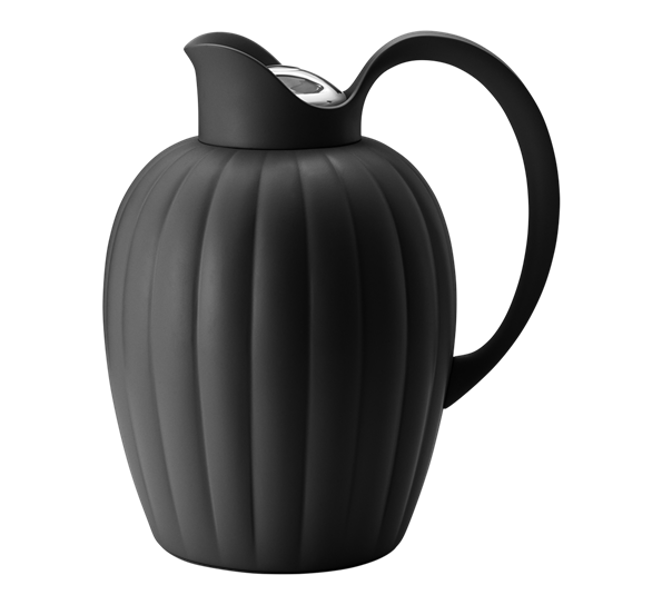 Bernadotte termokanne midnatt sort 1l fra Georg Jensen