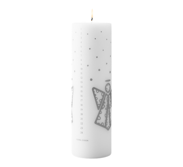 CC 2022 kalenderlys sølv fra Georg Jensen
