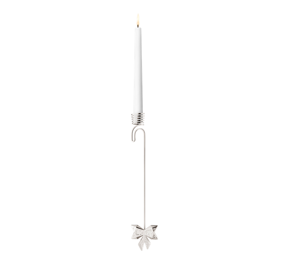 CC 2022 lysholder sløyfe palladium fra Georg Jensen