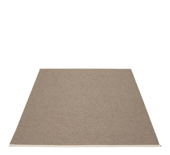 Mono matte dark mud 180x220 cm fra Pappelina