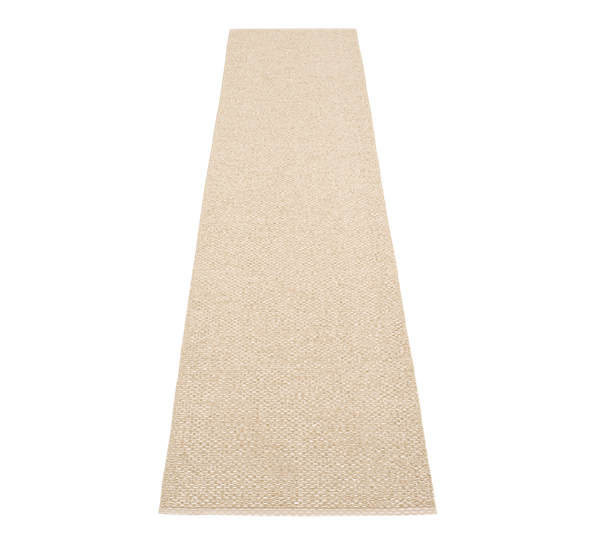 Svea matte beige metallic 70x400 cm Pappelina