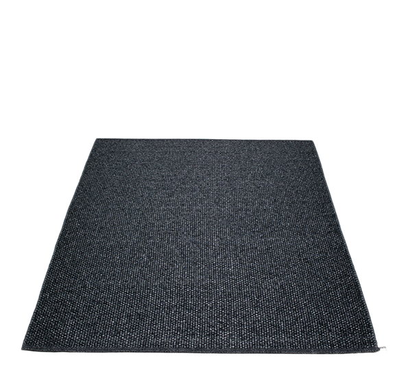 Svea matte sort metallic 230x320 cm Pappelina