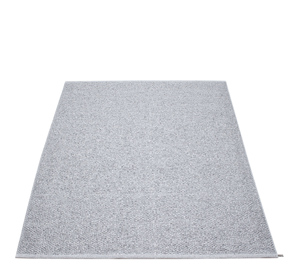 Svea matte grå metallic 180x260 cm Pappelina