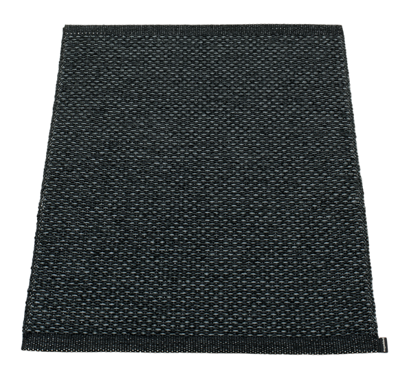 Svea matte sort metallic 70x90 cm Pappelina