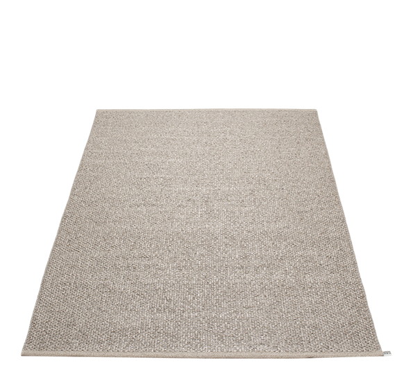 Svea matte mud metallic 180x260 cm Pappelina