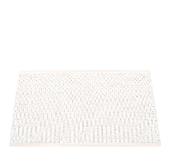 Svea matte hvit metallic 70x50 cm Pappelina