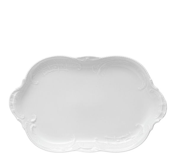 Sanssouci Hvit fat ovalt 28 cm fra Rosenthal