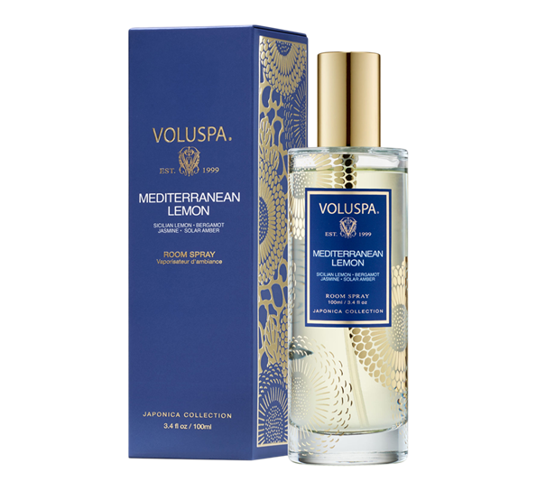Romspray 100 ml Mediterranean Lemon fra Voluspa