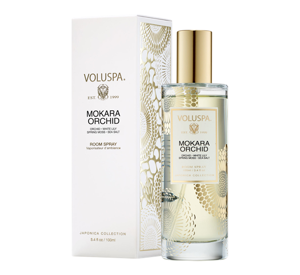 <p>Romspray 100 ml Mokara Orchid&nbsp;Voluspa</p>
