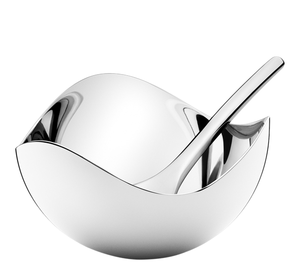 Bloom saltkar med skje fra Georg Jensen