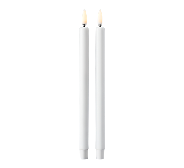 Blomsterlys LED-lys 20 cm 2-pk hvit fra Stoff Copenhagen