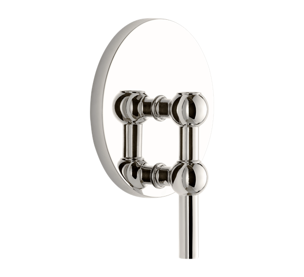 STOFF veggholder 14,5 cm til modullysestake krom fra Stoff Copenhagen