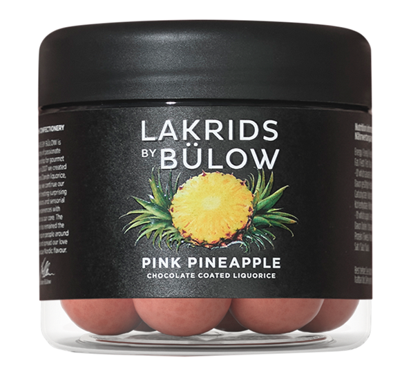 <p>Pink&nbsp;pineapple&nbsp;lakris 125g Lakrids By Johan Bülow</p>
