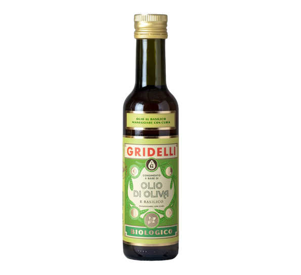 Olivenolje Olio Al Basilco 250 ml Gridelli