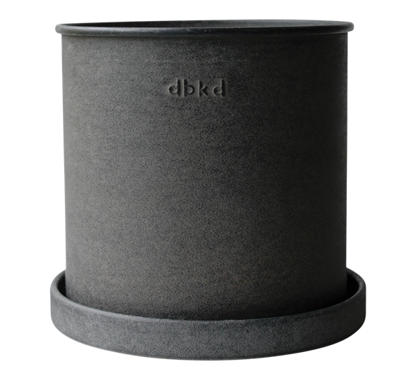 Plant pot utekrukke ø17 cm h17 cm sort DBKD