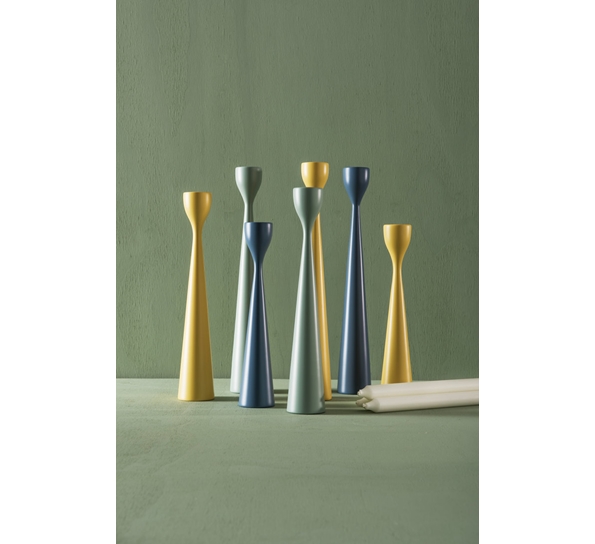 Rolf lysestake sitrongul 38 cm