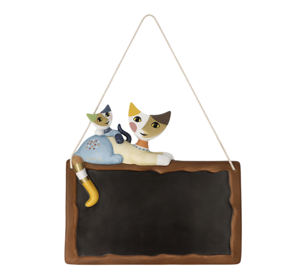 <p>Ibisco tavle med katt 17x12x27,5 cm fra Goebel</p>

