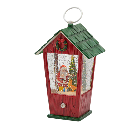 <p>Hus med musikk&nbsp;og LED-lys 22×13×10 cm rød EDG Enzo de Gasperi</p>
