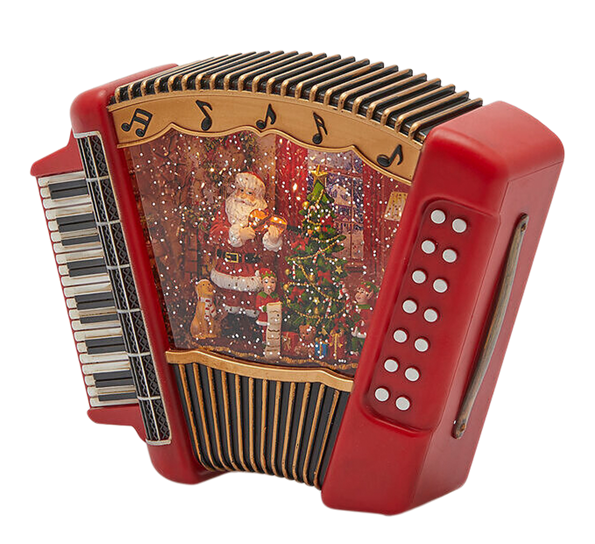<p>Trekkspill med musikk&nbsp;og LED-lys 19×26×7,7 cm EDG Enzo de Gasperi</p>

