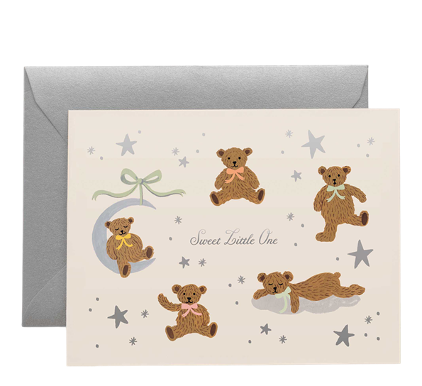 <p>Babykort Sweet little one fra Rifle Paper Co.</p>
