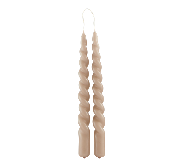 Twist lys 24 cm lin 2 stk Vinding