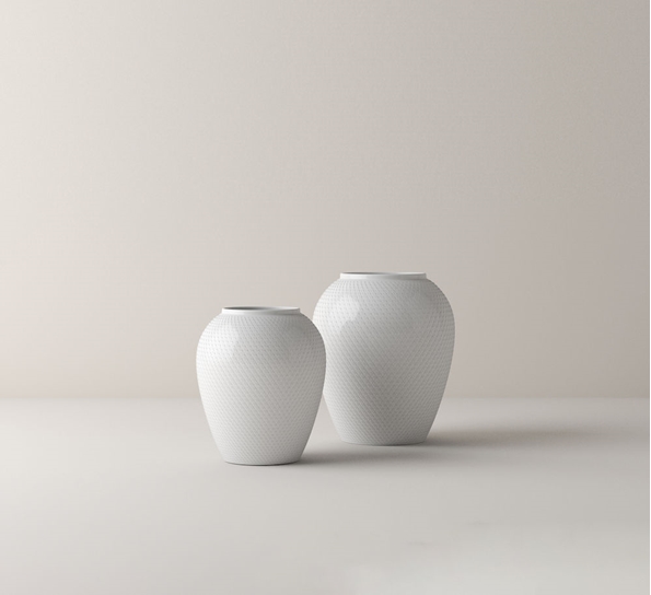 Rhombe vase 25 cm