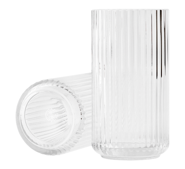 Lyngbyvase glass 20 cm klar fra Lyngby Porcelæn